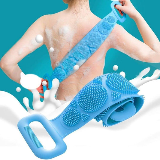 Silicone Soft Bath Body Belt Scrubber