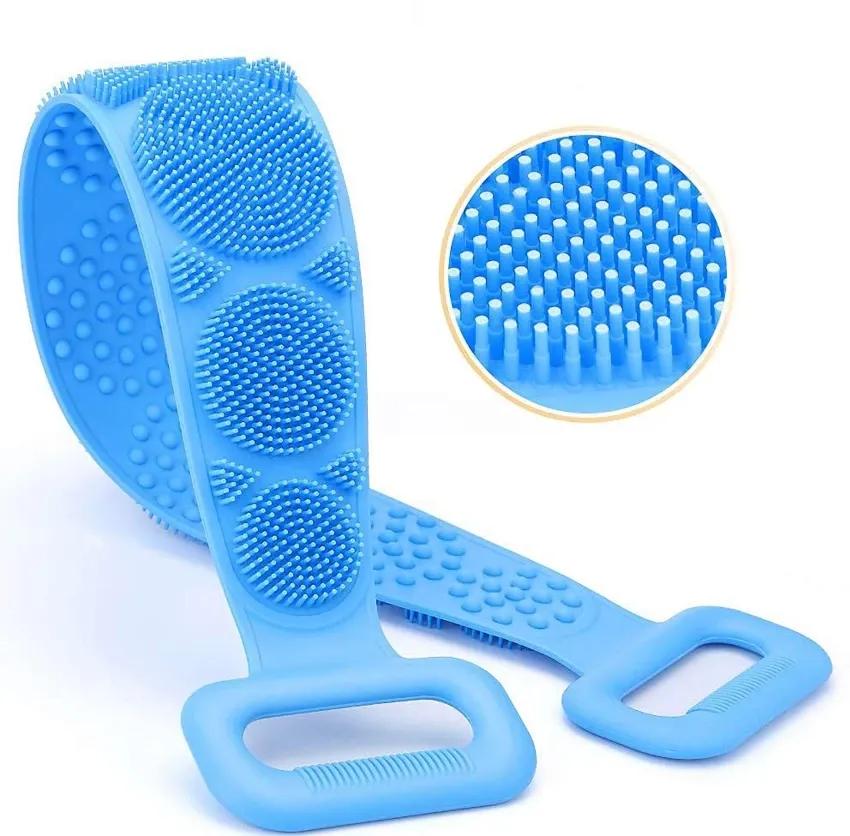 Silicone Soft Bath Body Belt Scrubber